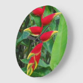Heliconia ラージ壁時計 (傾斜)
