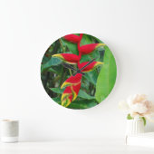 Heliconia ラージ壁時計 (ホーム)