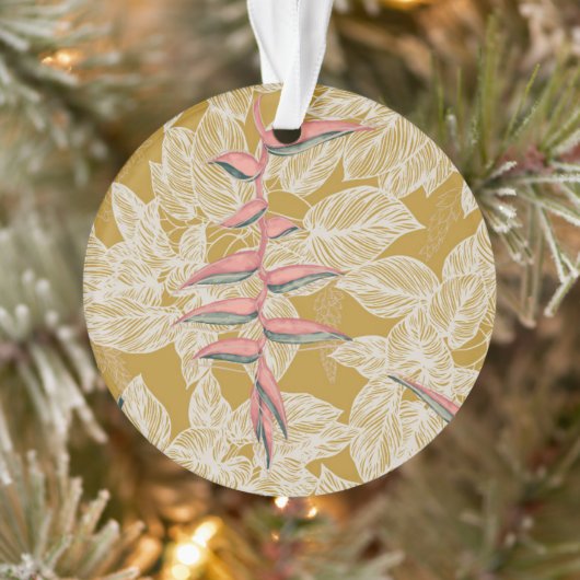 Heliconia & Lauhala, Reversible Malla Lani オーナメント (ツリー)