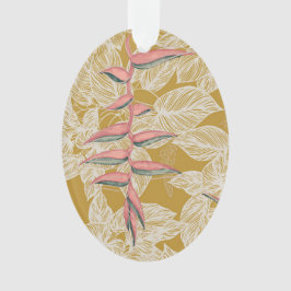 Heliconia & Lauhala, Reversible Malla Lani オーナメント