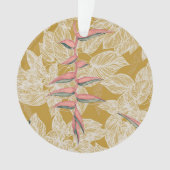 Heliconia & Lauhala, Reversible Malla Lani オーナメント (正面)