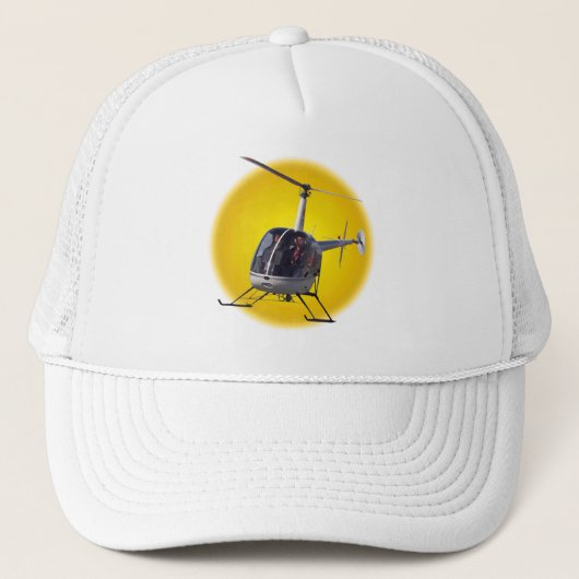 Helicopter Baseball Caps Helicopter Trucker Hat キャップ (正面)