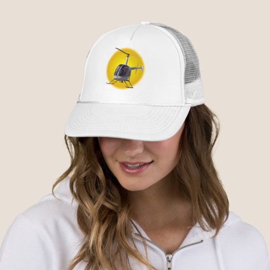 Helicopter Baseball Caps Helicopter Trucker Hat キャップ (インサイチュ)