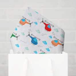 Helicopter Decoupage 薄葉紙