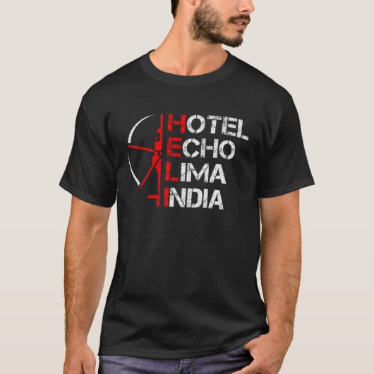 Helicopter for Pilots Tシャツ (正面)