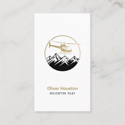 Helicopter Pilot | Transportation 名刺 (正面)