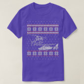 Helicopter pilot Ugly Christmas Sweater Tシャツ (デザイン正面)