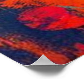 Helicóptero militar entre explosión de colores ポスター (角)