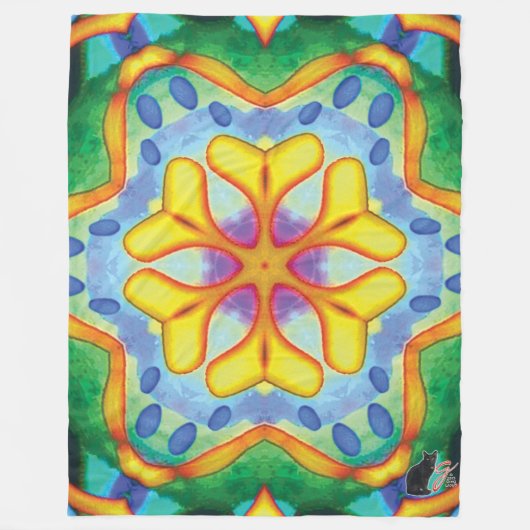 Helios Kaleidoscope Fleece Blanket フリースブランケット (正面)