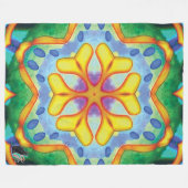 Helios Kaleidoscope Fleece Blanket フリースブランケット (正面(横))