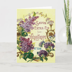 HeliotropeのSavonの挨拶状 カード