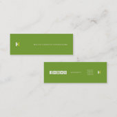 Heliusのクリエイティブ:: 社会的なネットワーキングの細いカード スキニー名刺 (正面/裏面)