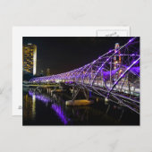 Helix Bridge, Singapore - Postcard ポストカード (正面/裏面)