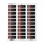 Helix NebulaまたはNGC 7293ビュー（HST、ZGOSを使用） ラベル (フルシート)