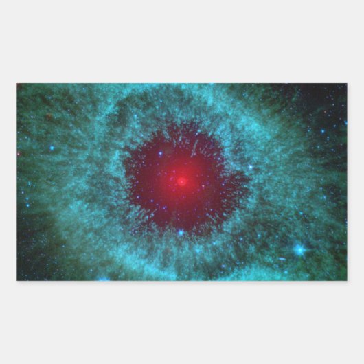 helix-nebula-11156惑星霧、コンステレーションaq 長方形シール (正面)