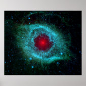 Helix Nebula Infrared Spitzer ポスター (正面)