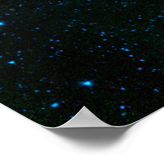 Helix Nebula Infrared Spitzer ポスター (角)