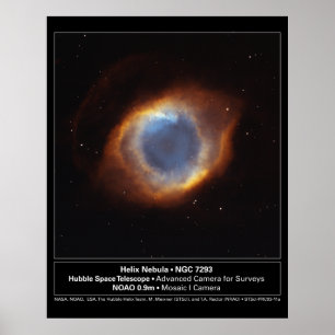 HelixNebula-NGC7293-2003-11a ポスター