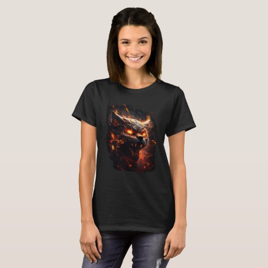 Hell Cat Satanic Cat Evil Cat Cat Mom Cat Dad Cat  Tシャツ (正面フル)