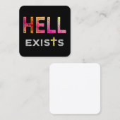 Hell exists Business Card スクエア名刺 (正面/裏面)