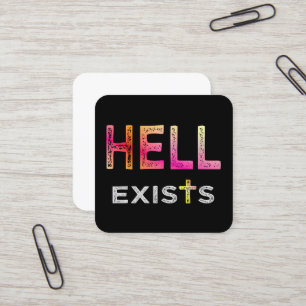 Hell exists Business Card スクエア名刺