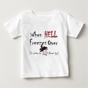 HELL-FREEZES-on-ash-[Conver ベビーTシャツ