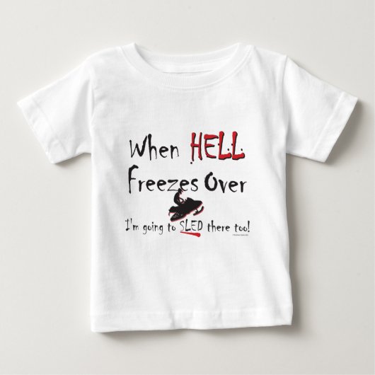 HELL-FREEZES-on-ash-[Conver ベビーTシャツ (正面)