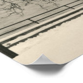 Hell Gate Bridge, Astoria, NYヴィンテージスタイルポスター ポスター (角)