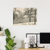 Hell Gate Bridge, Astoria, NYヴィンテージスタイルポスター ポスター (ホームオフィス)