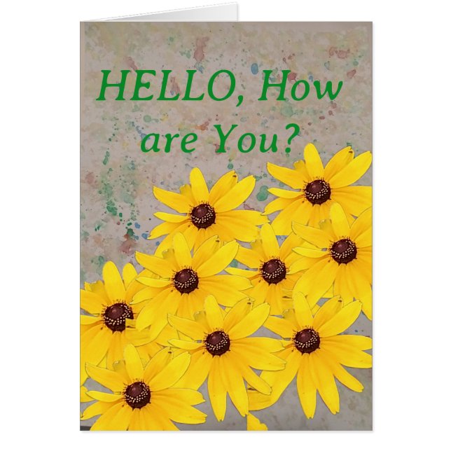 Hell, How are You greeting card (正面)
