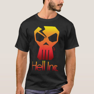 Hell Inc. Skullyのロゴ Tシャツ