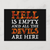 Hell Is Empty And All The Devils Are Here ポストカード (正面)