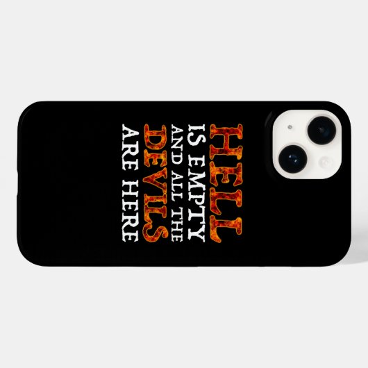Hell Is Empty And All The Devils Are Here Case-Mate iPhoneケース (裏面 (横))