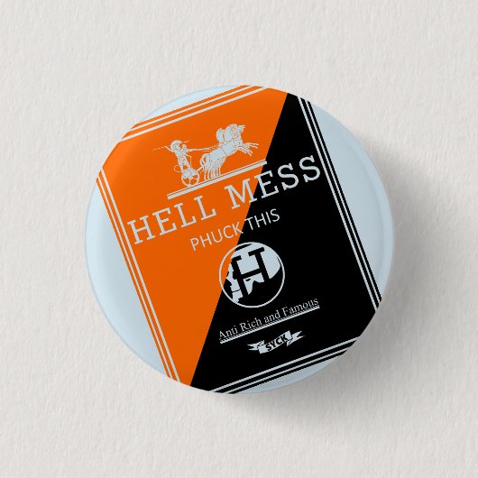 HELL MESS 缶バッジ (正面)
