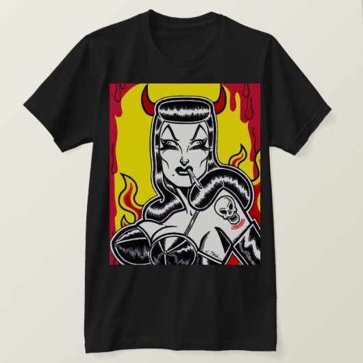 Hell on Heels Tシャツ (デザイン正面)