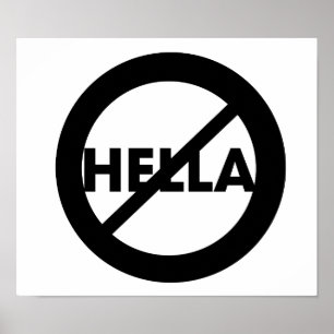 HellaはWordのポスターではない ポスター