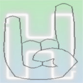 Hella Button シール (正面)