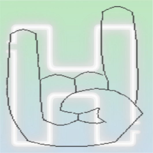 Hella Button シール (正面)