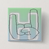 Hella Button 缶バッジ (正面)