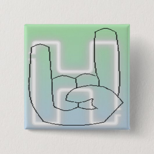 Hella Button 缶バッジ (正面)