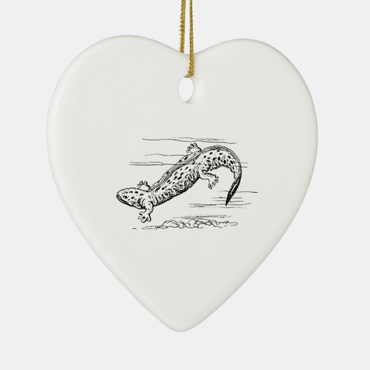 Hellbender セラミックオーナメント (右)