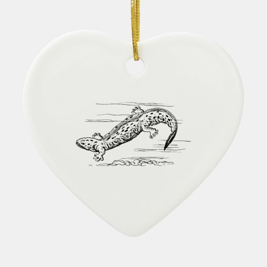 Hellbender セラミックオーナメント (正面)