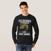 Hellbender Salamander Is My Spirit Animal Tシャツ (正面フル)