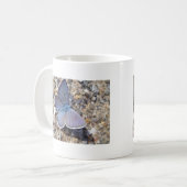 Hellblauer Schmetterling コーヒーマグカップ (正面左)