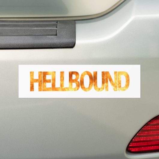 Hellbound バンパーステッカー (車上)