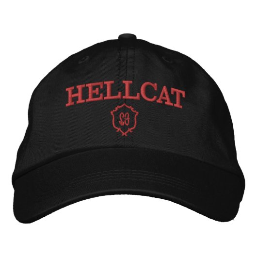 HELLCAT_LIFT FUERTE HAT 刺繍入りキャップ (正面)