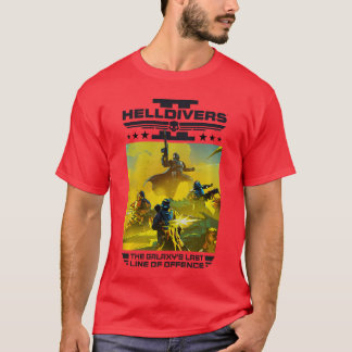 Helldivers 2 銀河最後の防衛線 ビデオゲーム tシャツ