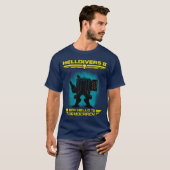Helldivers 2 Sony Playstation Video Game Say Hello Tシャツ (正面フル)