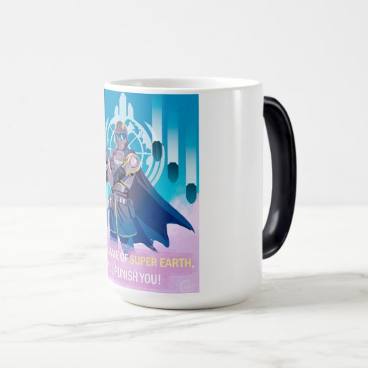 Helldivers 2 Super Earth Mug モーフィングマグカップ (正面右)