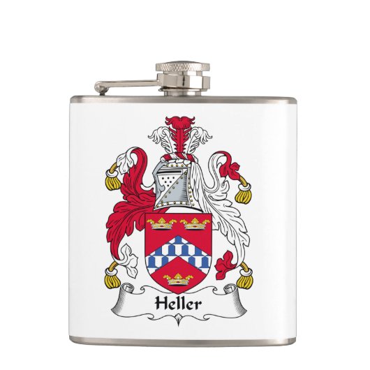 Hellerの家紋 フラスク (正面)